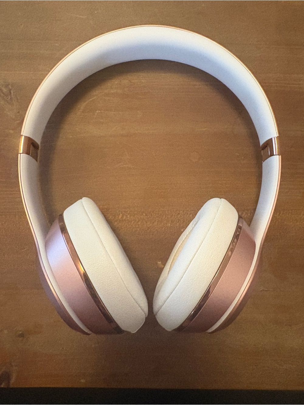 Beats by Dre Over-Ear Headphones in Rose Gold and White